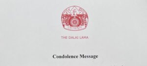 Pesan Dukacita dari Y.M. Dalai Lama ke-14